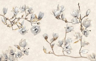 MAGNOLIA | Carta da parati con grandi fiori - Colore 112