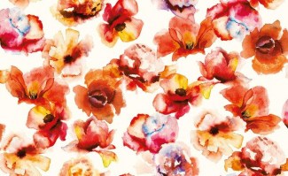 ACQUERELLO SPRIG FLOWER | Carta da parati - Colore 0