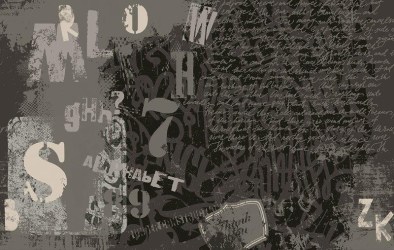 WRITER | Carta da parati con scritte - Colore 3