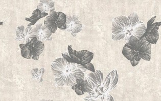 ORCHIDEA | Carta da parati con fiori grandi - Colore 2