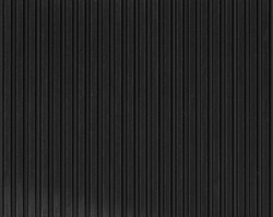 GOMMA A RIGHE | Pavimento in gomma a righe - Colore nero