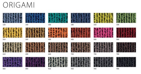 ORIGAMI | Moquette a quadrotte autoposanti 50 X 50 cm.