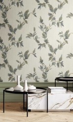 ORN25 BOTANIC | Carta da parati foglie iridate - Cod. 359 colore 15