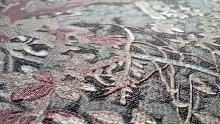 HER 339 | Carta da parati classica  [Particolare della lavorazione ricamo]