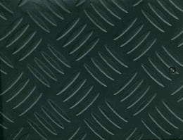 SIMILAMIERA | Pavimento effetto lamiera bugnata mandorlata colore nero