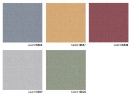 100P-BOTH | Carte da parati tnt lavabile effetto lino [Coordinabili]